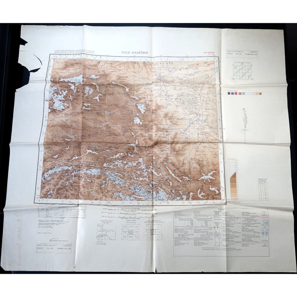 The Pamirs Map 1971 - Third Edition